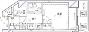 ヴェルステージ戸越銀座の物件間取画像